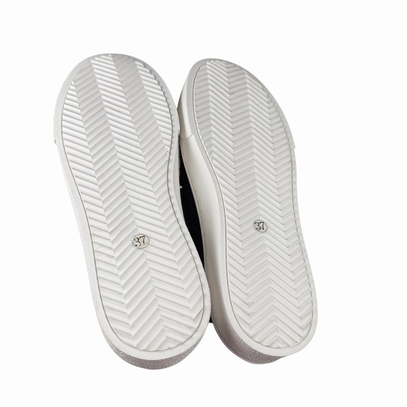 VIVAIA Black Knit Lace-Up Wool Sneakers Casual Comfort Shoes Women's 6.5 -EUR 37 - Picture 7 of 8